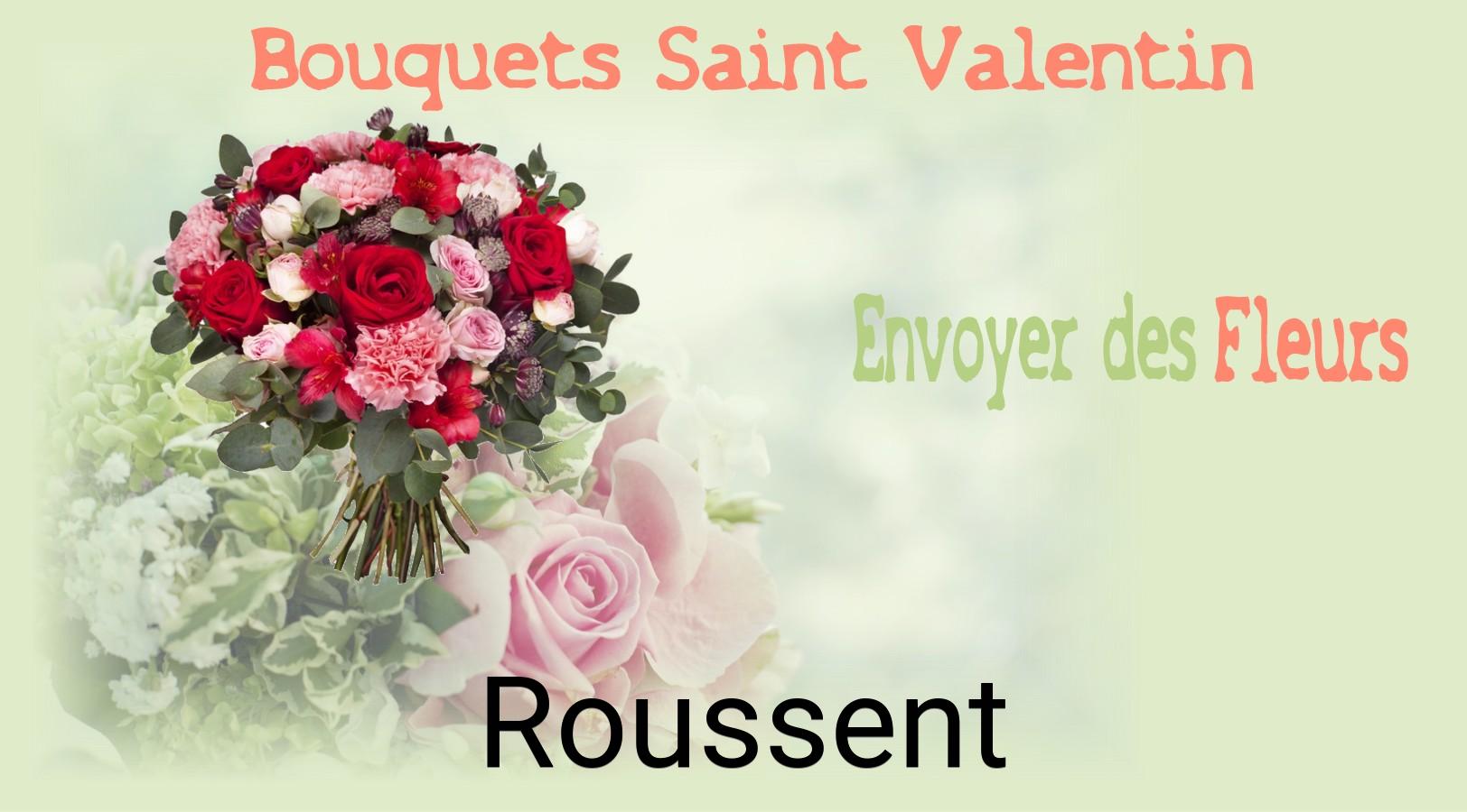Roses de Saint-Valentin livrées à Roussent